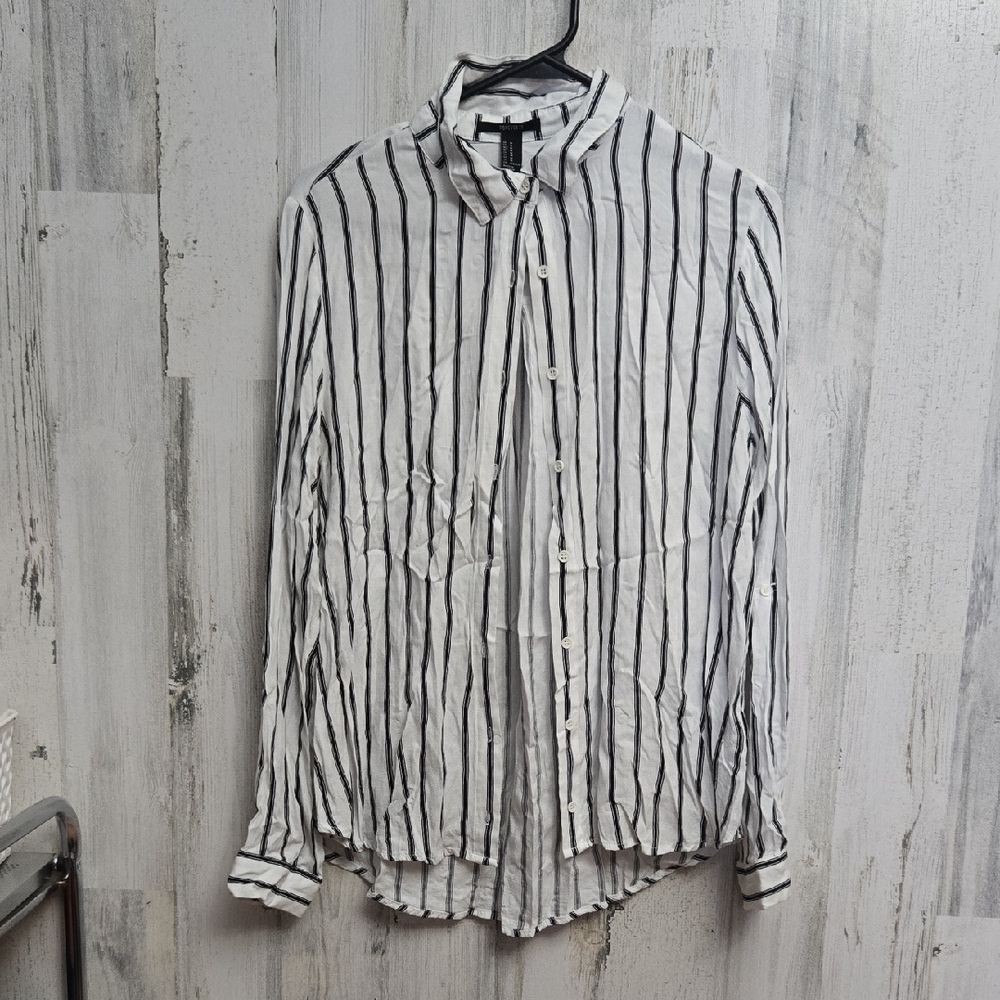 Forever 21 Striped Button Down
